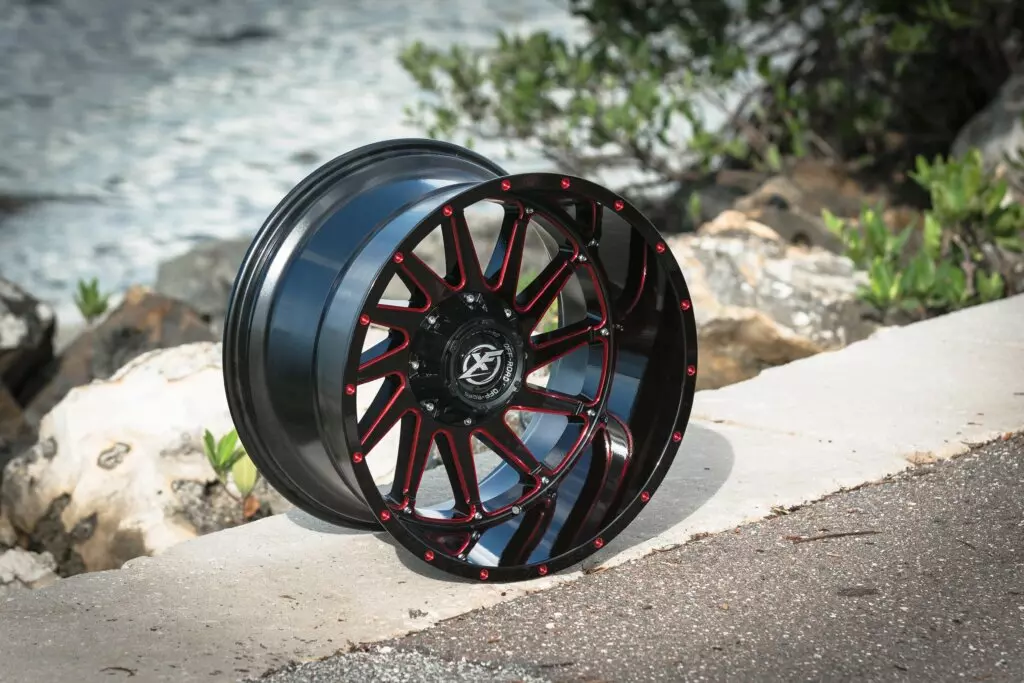 Buy XF-216 Wheels | Sleek Black Red Style | XF Off-Road