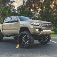 Toyota Tacoma tan wheels