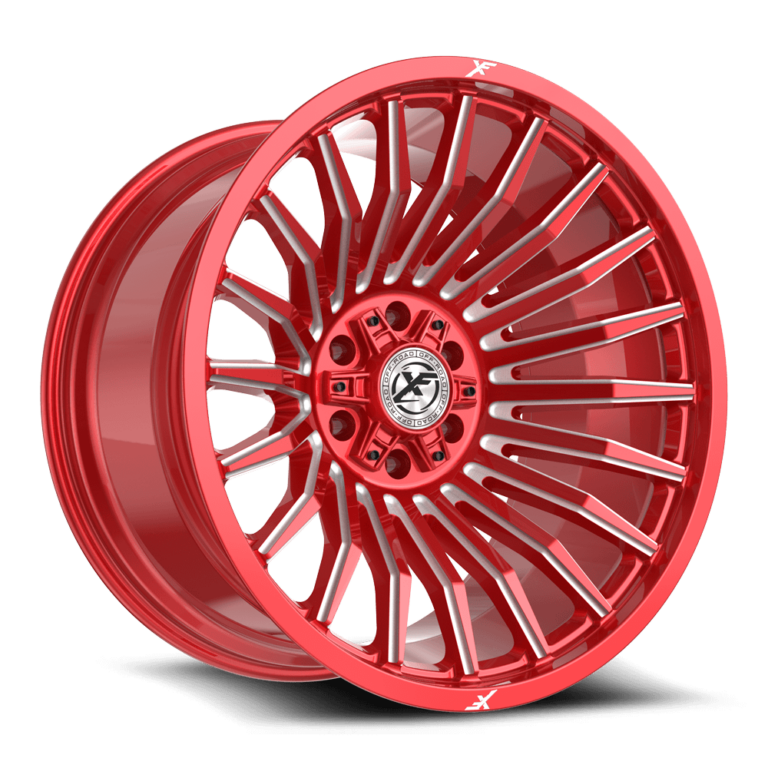 Anodized Red & Milled
