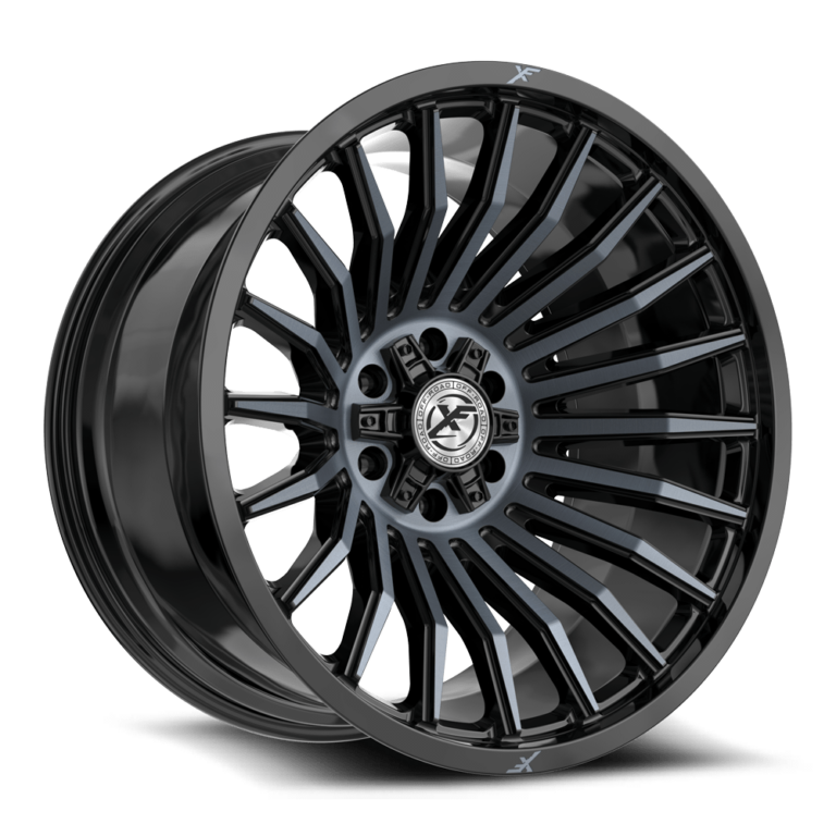 Gloss Black Machined & Titanium
