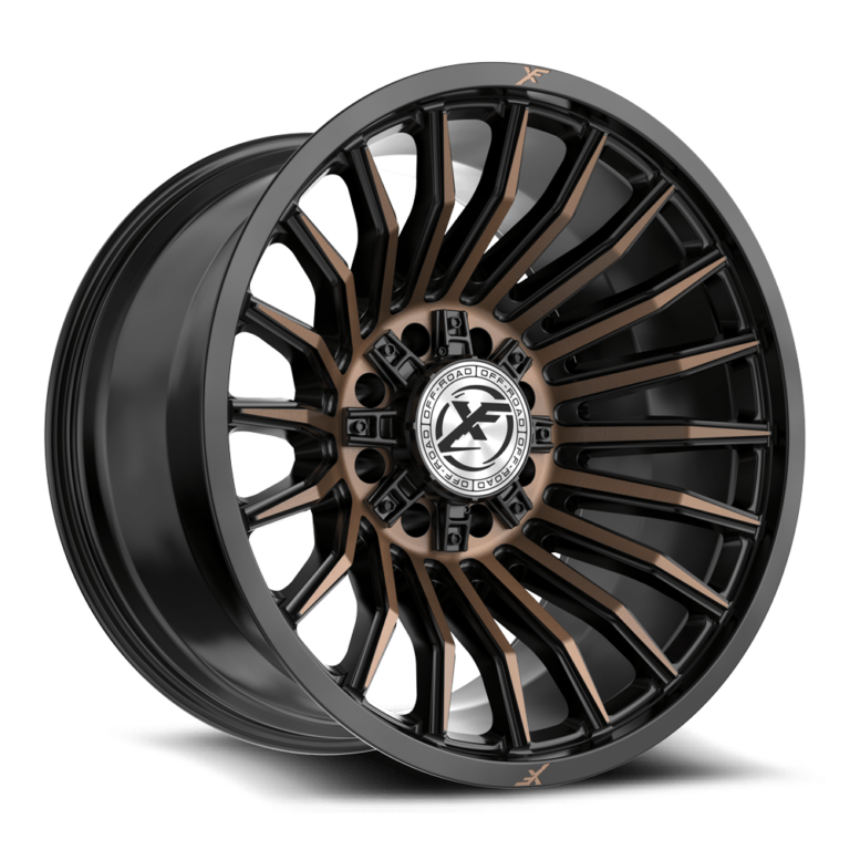 Satin Black & Bronze 8 Lug