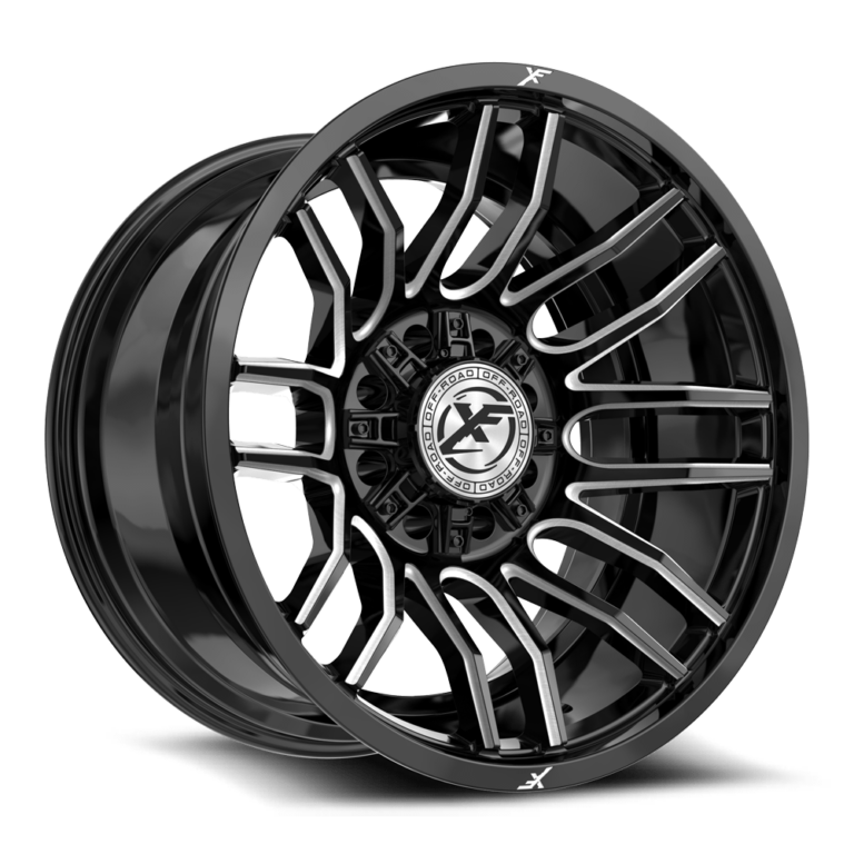 Custom 8 Lug Anodized Blue & Milled Off-Road Wheels | XF 232 | XF