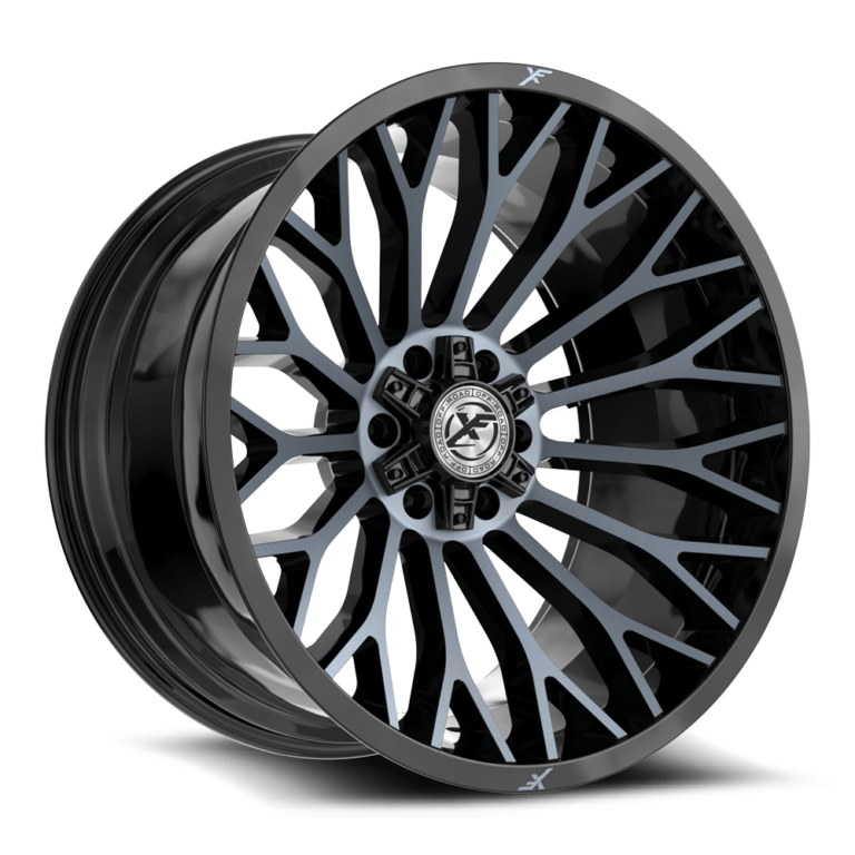 Gloss Black Machined & Titanium