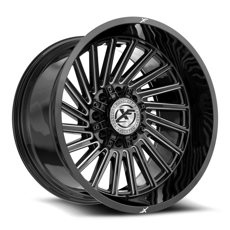 Shop XF 239 | Off-Road Gloss Black Red Milled | 8 Lug Wheels | XF