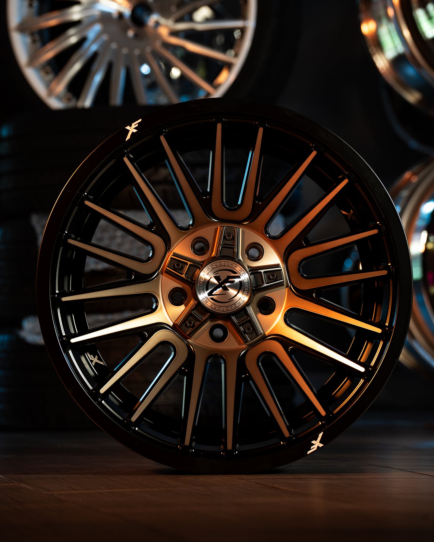 XF 234 | Satin Black & Bronze Wheels | 17″ & 18″ Off-Road Rims