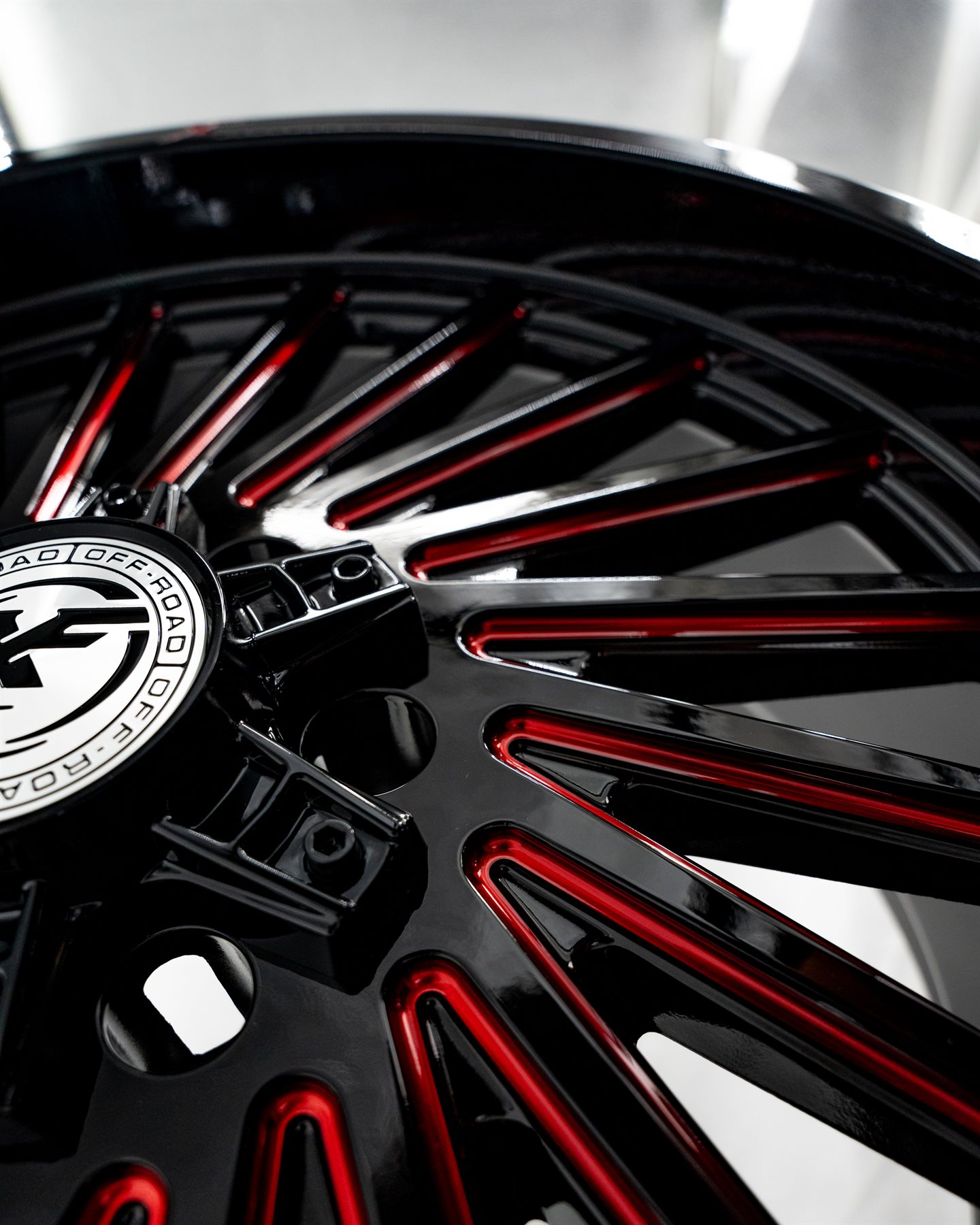 Shop XF 239 | Off-Road Gloss Black Red Milled | 8 Lug Wheels | XF